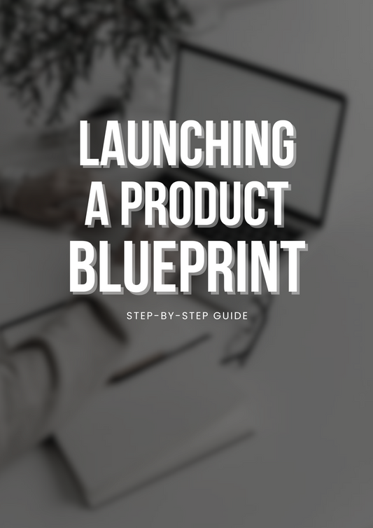 blueprint to launching a product